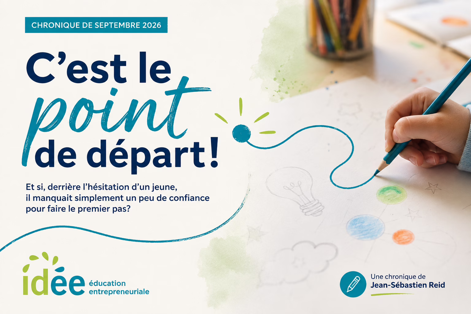 Illustration de la Journée internationale du point – International Dot Day